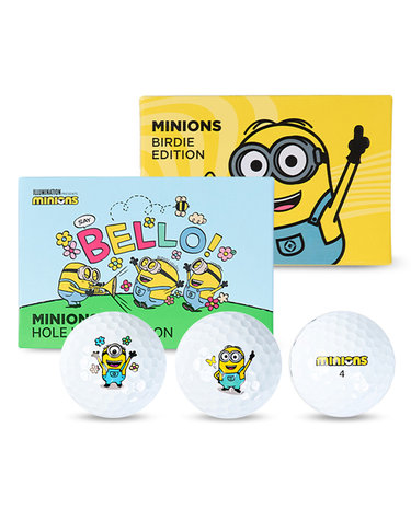 [MINIONS] 미니언즈 홀인원 버디 에디션 3피스 우레탄 골프공 (6구)