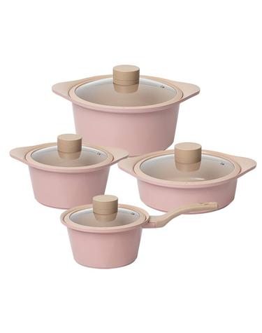 오슬로 피그 인덕션 세라믹 냄비 4종 (18cm편수+20cm양수+24cm양수+22cm전골)