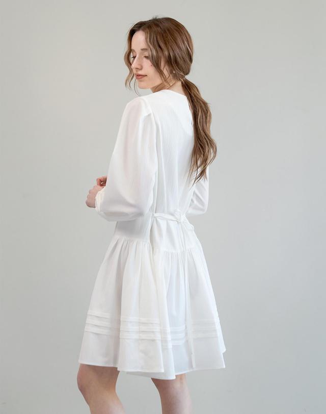 켈리도나휴 벨티드 볼륨 라운드원피스 착용컷