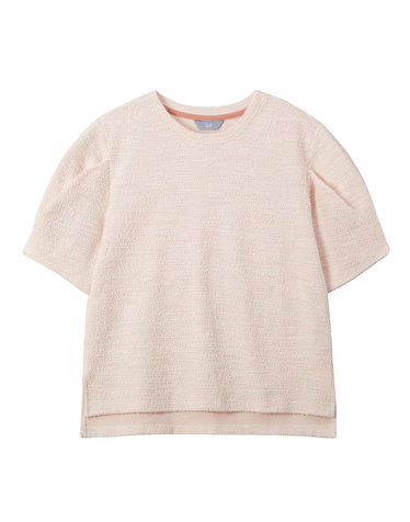 TWEED BLOUSE_PINK (플러스 빅사이즈)