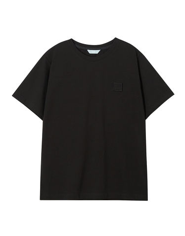 ROUND NECK BASIC T-SHIRT_BLACK (플러스 빅사이즈)