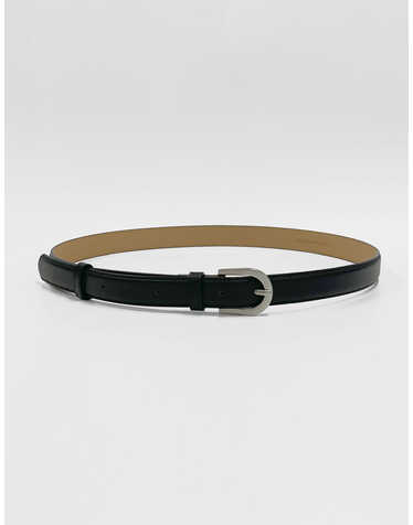 [엘유비] LUB MADE REAL LEATHER BELT_BLACK (플러스 빅사이즈)