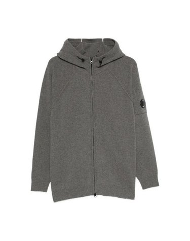 [명품] 라프리마 CP컴퍼니 Lambswool 집 후디 가디건 램스울 짚 19CMKN057A 110149A 921