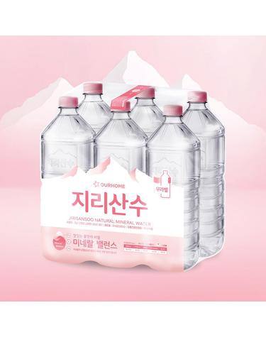 [아워홈] 지리산수 2Lx30개 생수 샘물 (오늘출발+무배) 물 2L