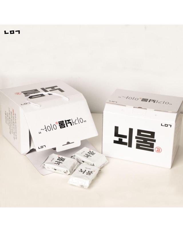 쇼우몰 선물세트 뇌물 명란김 6g x 21봉+사은품 외 3종 맛있는 밥도둑 명란 맛김 도시락김 돌김 착용컷