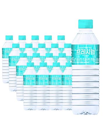 h 프레시웰 PH8.2약알칼리수 500mlx20개 생수 샘물 (오늘출발+무배) 물 2L  h