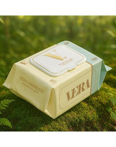 [VERA] 베라 무해력 물티슈 100매x20팩 10팩 (평량 53g 200x 155) 아기물티슈 유아물티슈