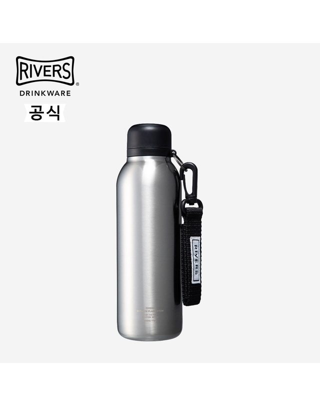 리버스 리버스 스템 텀블러 스트랩 500ml-실버 착용컷