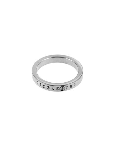 [메종마르지엘라] 남녀공용 인그레이빙 넘버링 로고 3mm 반지(SM6UQ0059 P6469 951)