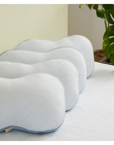 아이쿨(I-COOL) 나비형 냉감베개 4종세트 (아이스블루2개 + 아이스그레이2개)