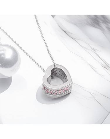 실버 Silver 925 나타샤 하트 은 목걸이