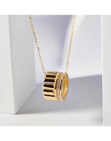 14K 리히트 써클 링 금 목걸이
