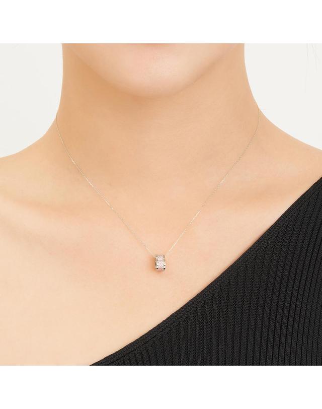 엘렌쥬얼리 실버 Silver 925 나타샤 하트 은 목걸이 착용컷