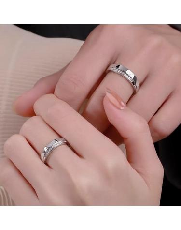 엘렌쥬얼리 925 실버 Silver 에일린 커플 링 은 반지