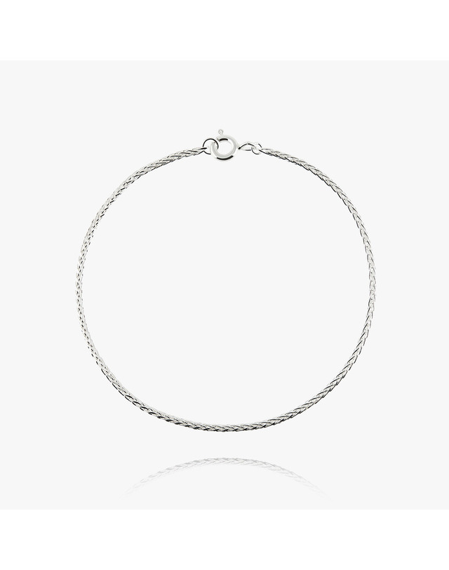 엘렌쥬얼리 실버 Silver 925 헨스 체인 은 팔찌 착용컷