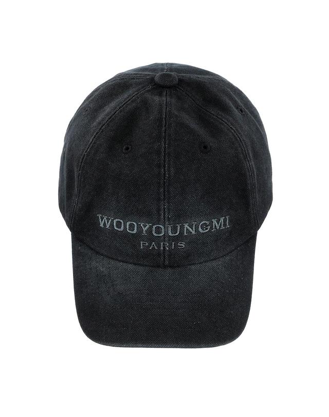 우영미 26SS 우영미 다잉 로고 볼캡 W261CA54978N 착용컷
