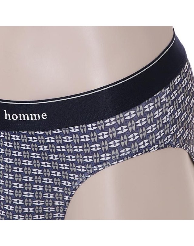 트라이엄프 Triumph [갤러리아] 네이비 탁텔 씨앗 남성 삼각팬티 TEMBF711 NY 착용컷