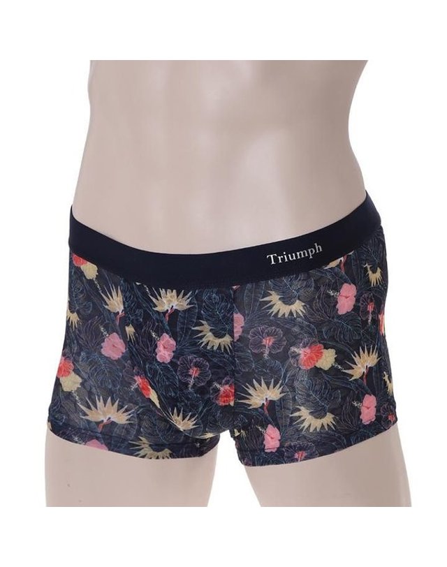 트라이엄프 Triumph [갤러리아] [2종셋트] 플라워 망사 남성 아웃밴드드로즈 TEMDRR12 RDNY 착용컷