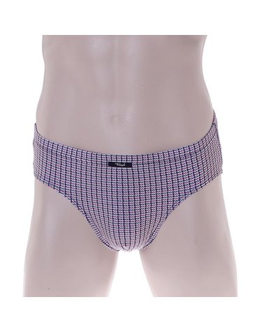 [갤러리아] 레드 체크 인밴드 남성 삼각팬티 TDMBF811 RD