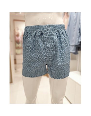 [갤러리아] 블루기하학  프리미엄 80수 실켓면 트렁크 TEMTK113 BU