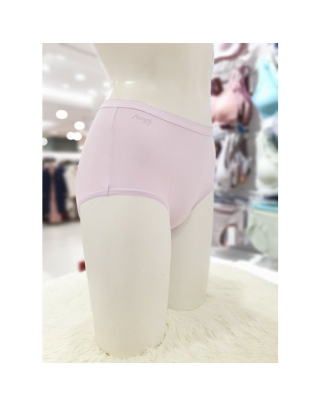 트라이엄프 Triumph [갤러리아] NEW 바이올렛 오가닉면 멕시타입 슬로기 면팬티 SBFS76R474 UL 착용컷