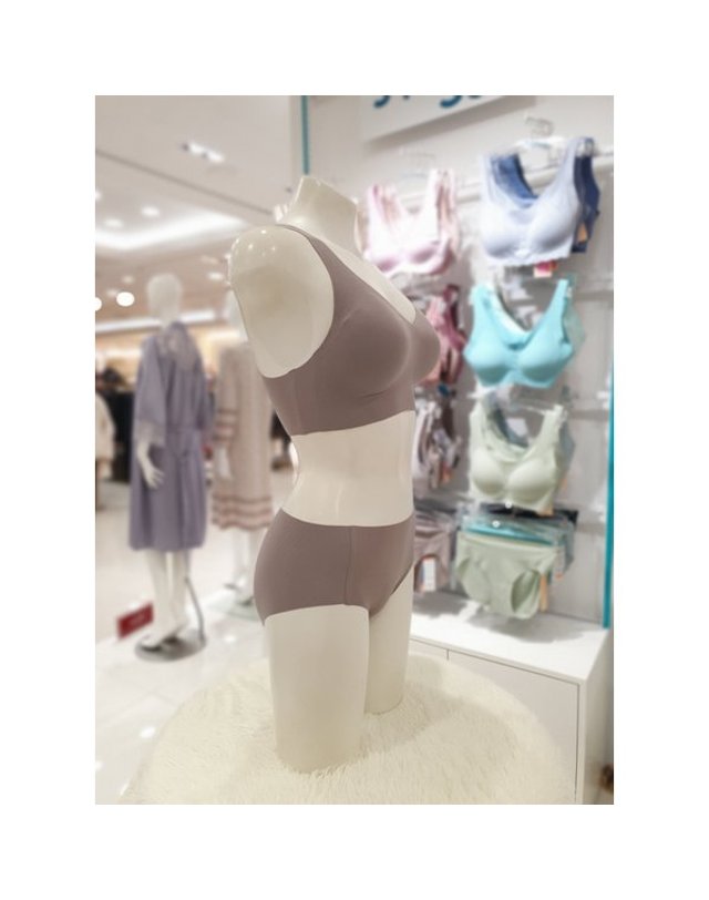 트라이엄프 Triumph [갤러리아] 그레이 sloggi ZF Natural Bralette 셋트FS88421 FS872552 착용컷
