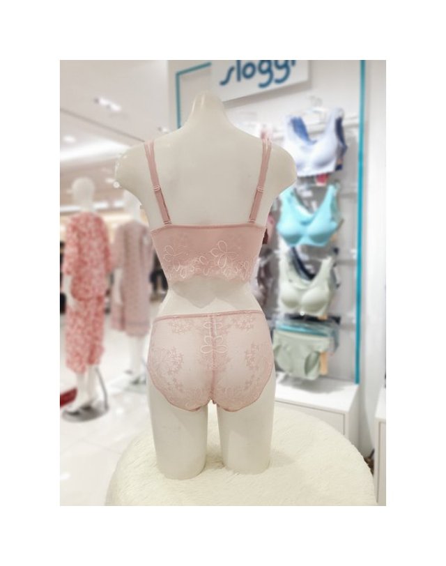 트라이엄프 Triumph [갤러리아] Aqua Plumeria Bustier 브라렛셋트 FSE004536 004538 XL 착용컷