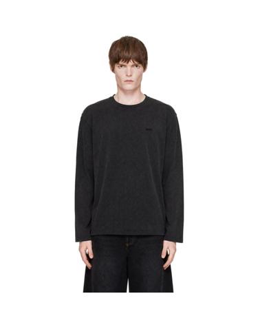 [해외직구] 26 FW AVAVAV 블랙 아바바브 로고 티셔츠 262094M213001
