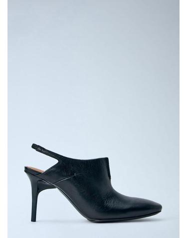 [해외직구] 26 FW Capasa Milano 여성 가죽 슬링백 뮬 cps0266008blk