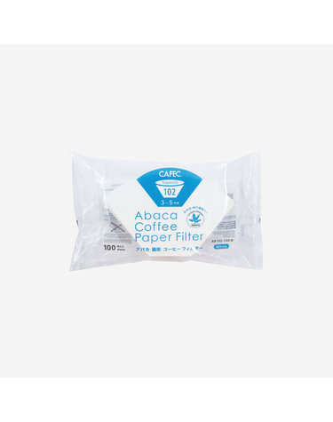 카펙 아바카 부채꼴 커피 필터 4컵 화이트 (100p)