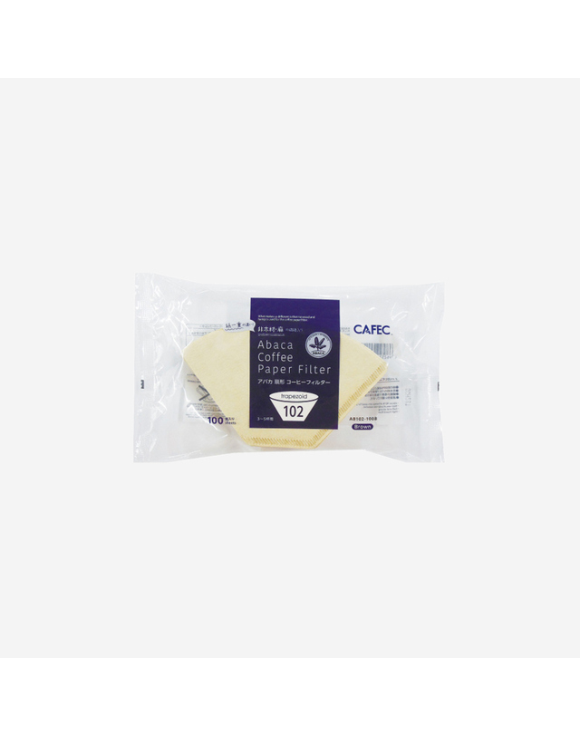 카펙 카펙 아바카 부채꼴 커피 필터 4컵 브라운 (100p) 착용컷
