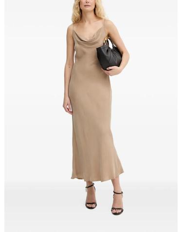 [해외직구] 26 FW 게스 카울 넥 스파게티 스트랩 미디 드레스 W6GK94W2266 TP455442942