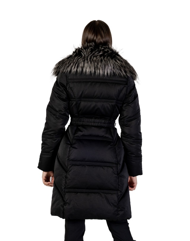 게스 [해외직구] 25FW 게스 ALIENOR 롱 벨티드 푸퍼 W5BL33 WG092 W5BL33WG092JBLK TP575784750 착용컷