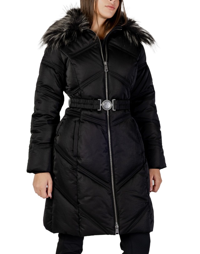 게스 [해외직구] 25FW 게스 ALIENOR 롱 벨티드 푸퍼 W5BL33 WG092 W5BL33WG092JBLK TP575784750 착용컷
