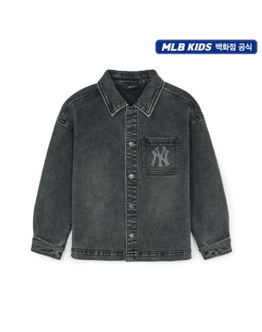 [갤러리아] [MLB키즈] 스트릿 슬럽 데님 셔츠(7AWSB0254)