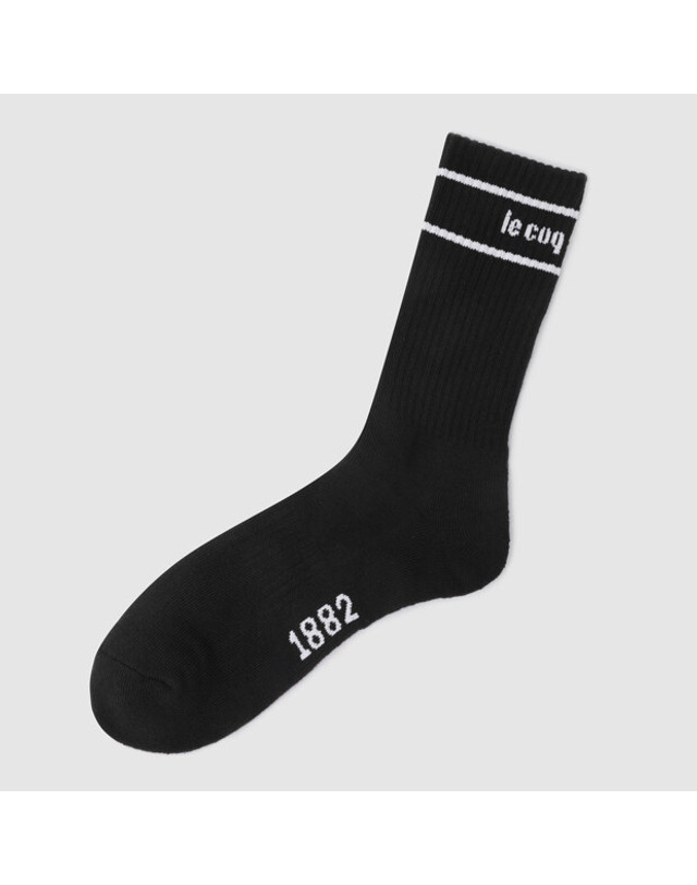 르꼬끄 스포르티브 [르꼬끄공식] 쿠션 2PACK 번들 하이삭스 QR123ASC14 착용컷
