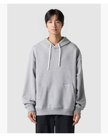 [르꼬끄공식] 유니 에센셜 루즈핏 후드 티셔츠 QR123LHD11
