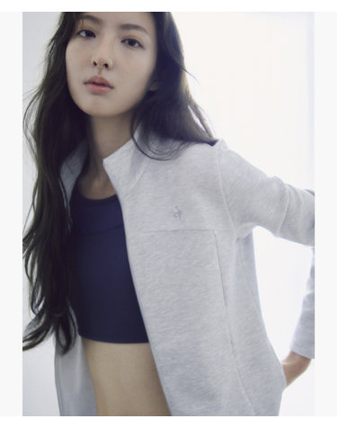 [르꼬끄공식] 여성 소프트 와플 트랙탑 QR322OFT81