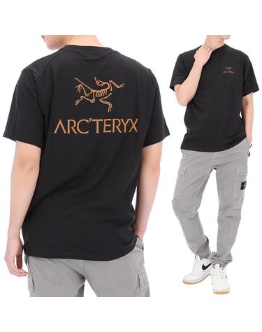 26SS 아크테릭스 크래그 SL 버드 워드 반팔 티셔츠 X000009535 BLACK
