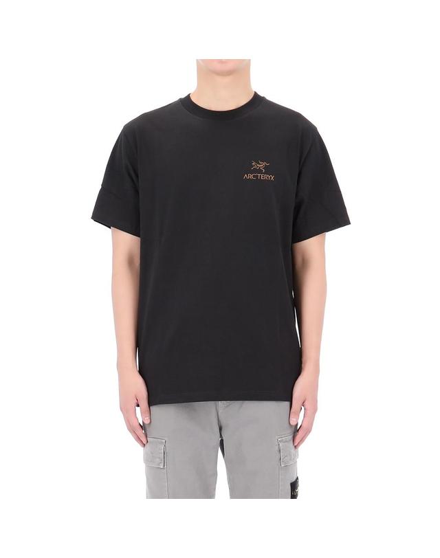 아크테릭스 26SS 아크테릭스 크래그 SL 버드 워드 반팔 티셔츠 X000009535 BLACK 착용컷