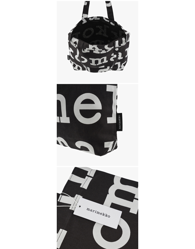 마리메꼬 [마리메꼬 MARIMEKKO] 047312 911 공용 에코백 착용컷