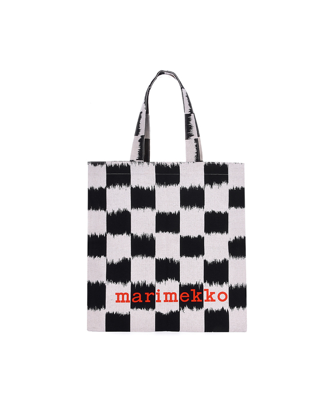 마리메꼬 [마리메꼬 MARIMEKKO] 093982 930 공용 에코백 착용컷