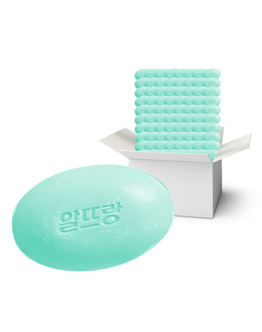 알뜨랑 세면 비누 그린 1박스 (130g X 80개입)