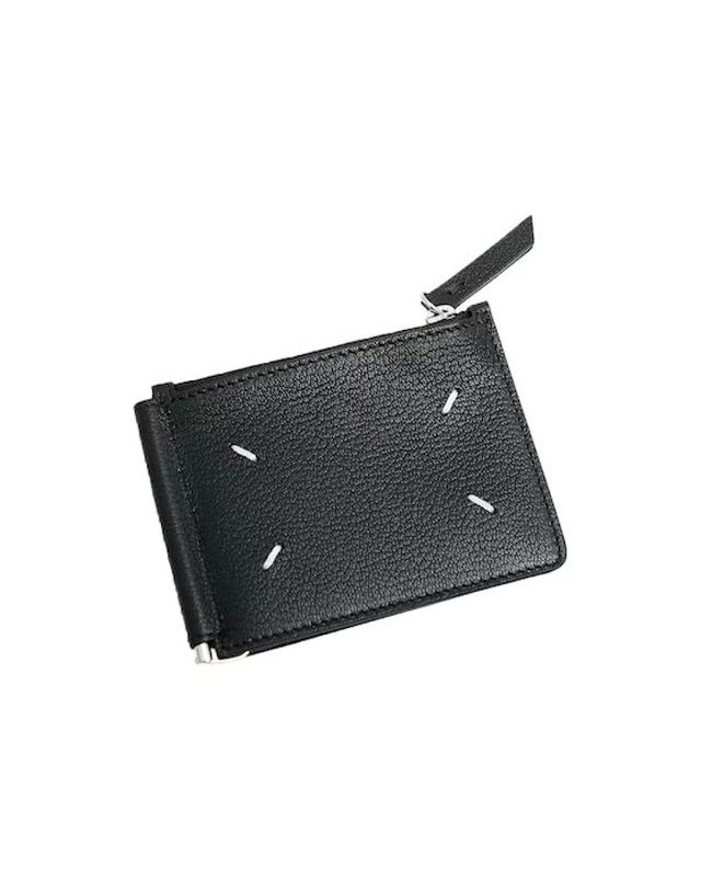 메종 마르지엘라 메종 마르지엘라 스티치 공용 머니클립 카드지갑 SA1UI0004P4806T8013 착용컷