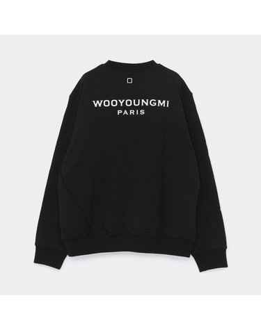 우영미 26FW 백로고 프린트 스웨트 남성 맨투맨 W263TS27741B
