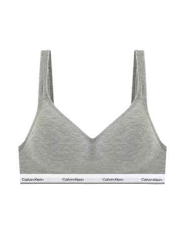 CK 여성 코튼 패디드 브라렛 QP3271O GREY