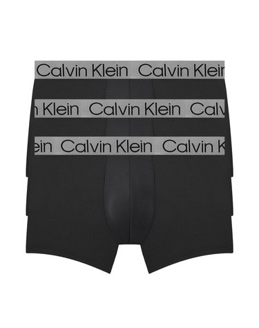 CK 남성 볼드 로고 마이크로 드로즈 NP2983O 001 3PACK SET