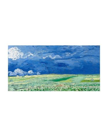 [빈센트 반 고흐]명화 캔버스액자_구름낀 하늘아래 밀밭(101.3x50.4cm)