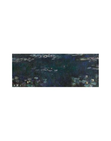 [모네]명화 파노라마 캔버스 액자_5:1_녹색반사(200x40cm)