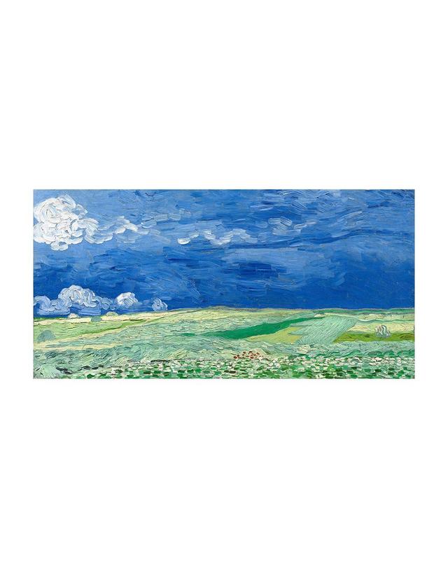 아이에스컴퍼니 [빈센트 반 고흐]명화 캔버스액자_구름낀 하늘아래 밀밭(101.3x50.4cm) 착용컷